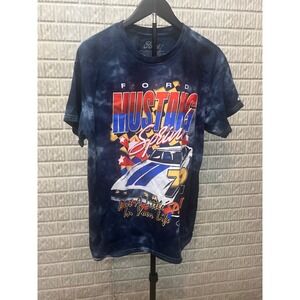 Ford Mustang Tie Dye Graphic T Shirt Men's Size Large